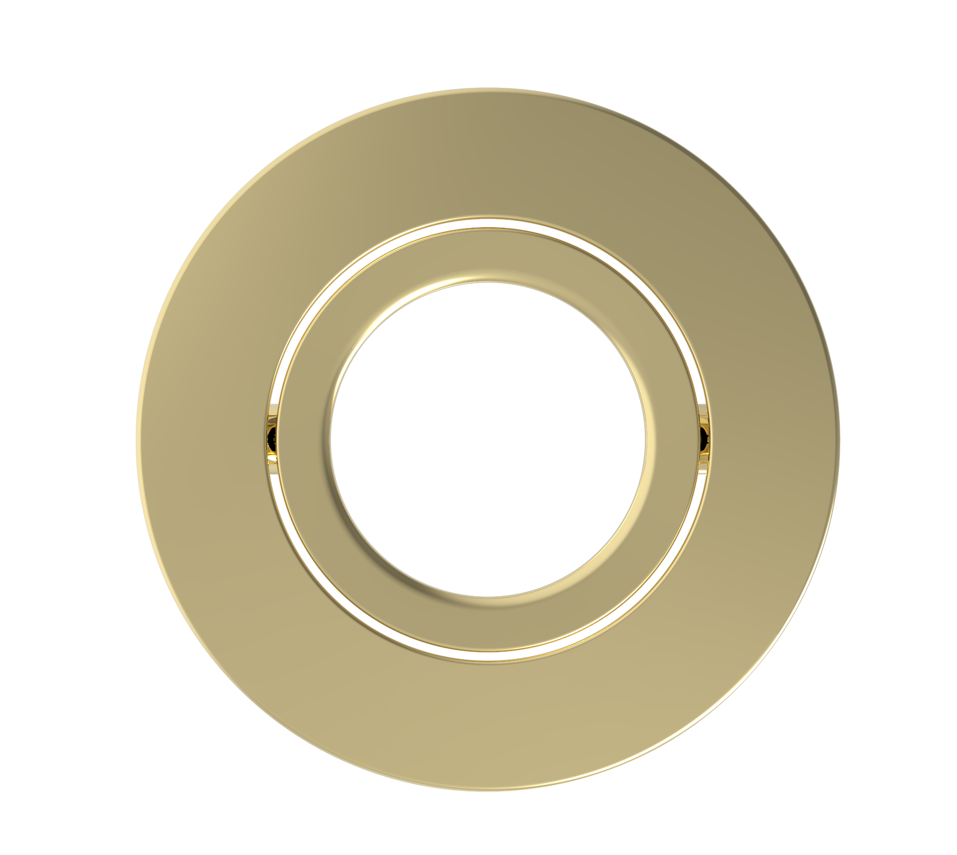 Perfy Plus Abdeckring Messing